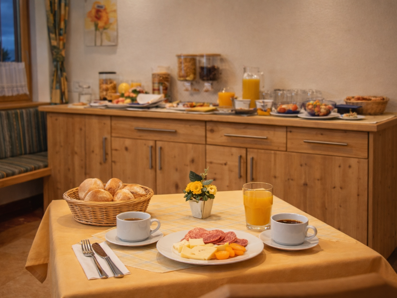 Frühstück Haus Isabell in Fiss